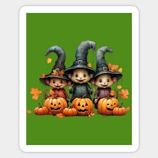 Happy Halloween Pumpkin Parade Sticker